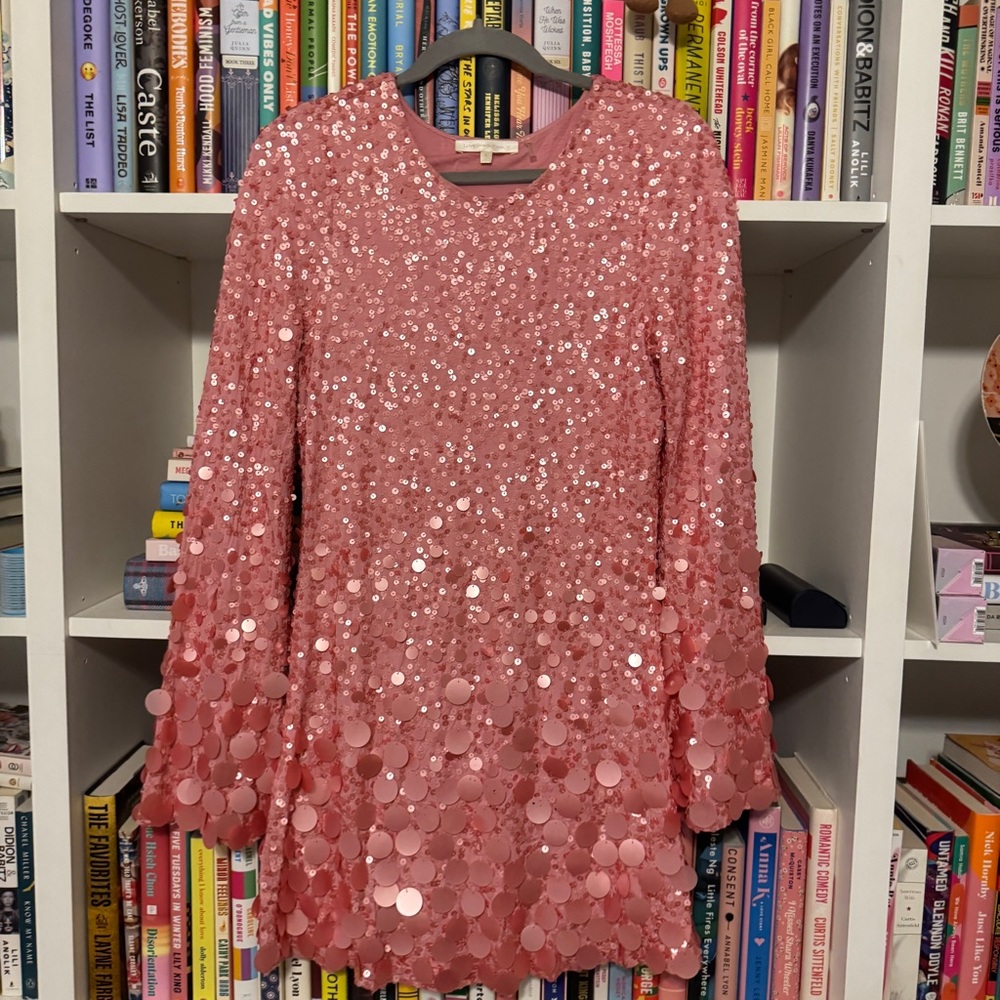 love shack fancy sequin dress